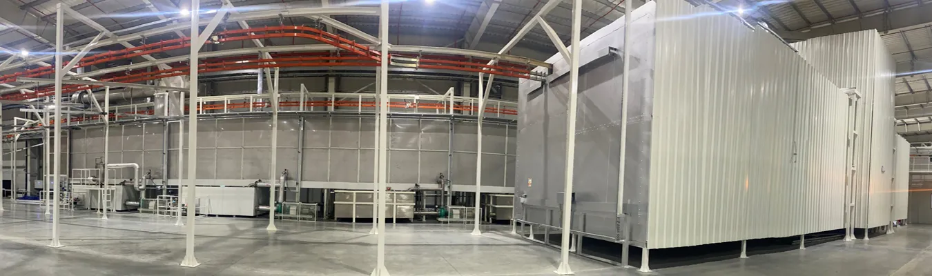 Conveyorised Conventional Oven Conveyorised Conventional Oven, Powder Coating Plants, Surface Coating Plants, Surface Coating Machinery, Pre-Treatment Plants ( Spray & Dip ), Powder Coating Machinery, Liquid Painting Plants