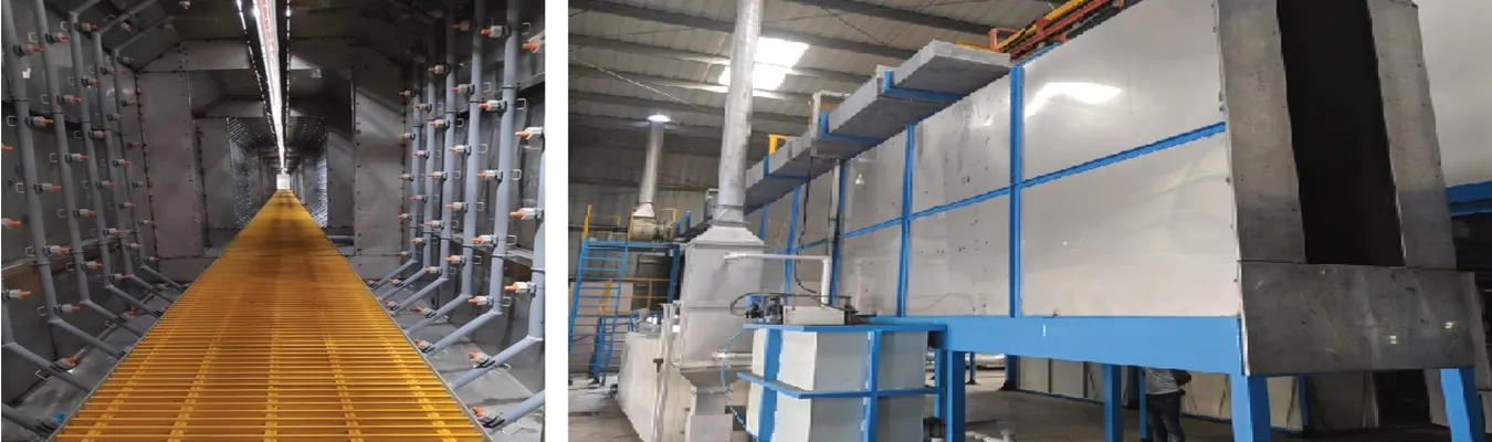 Pretreatment Plants Pretreatment Plants, Pre-Treatment Plants with Transportar, Special Purpose Ovens, Heating Elements, P.V.C.Coating Plant, Special Type Heating System, Conveyor Systems, Scissor Lift, Sieving Machinery, Fluidization System, Special Purpose Machines